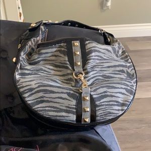 Betsey Johnson zebra purse